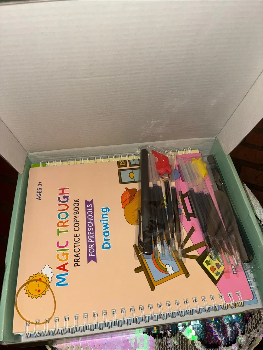 Magic Trough Writing Practice Box - Kids Activity
